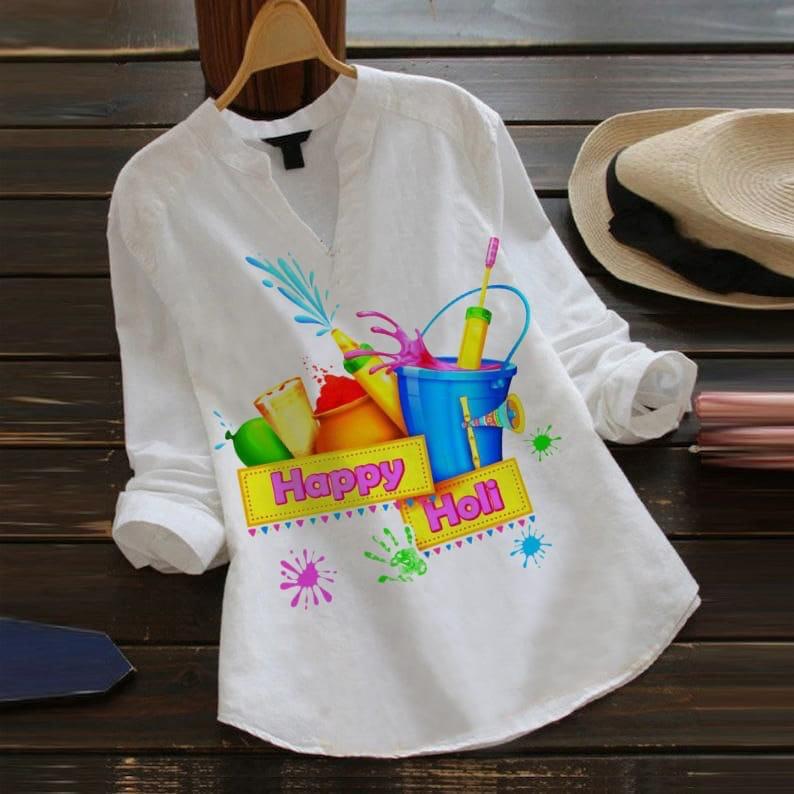 KlothCart Holi Special Rayon T-Shirt – Celebrate in Comfort & Style!