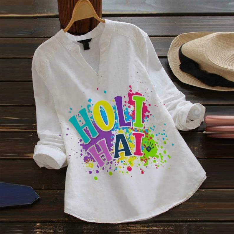 KlothCart Holi Special Rayon T-Shirt – Celebrate in Comfort & Style!