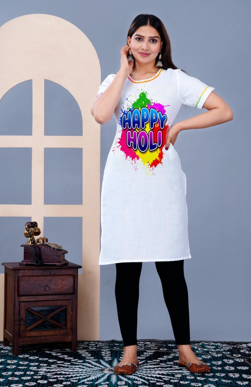 KlothCart Holi Special Kurti – Celebrate with Colorful & Festive Styles!