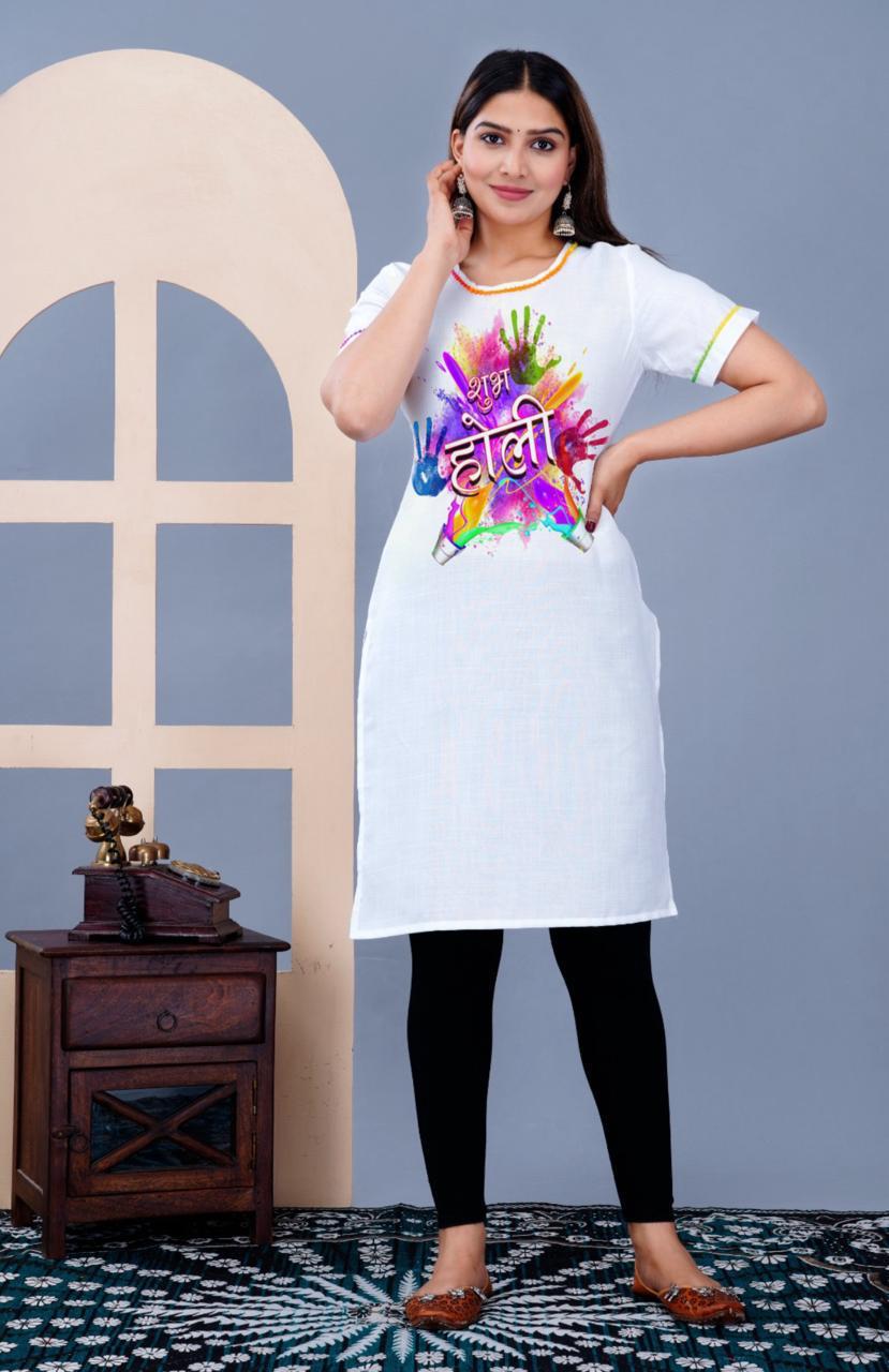 KlothCart Holi Special Kurti – Celebrate with Colorful & Festive Styles!