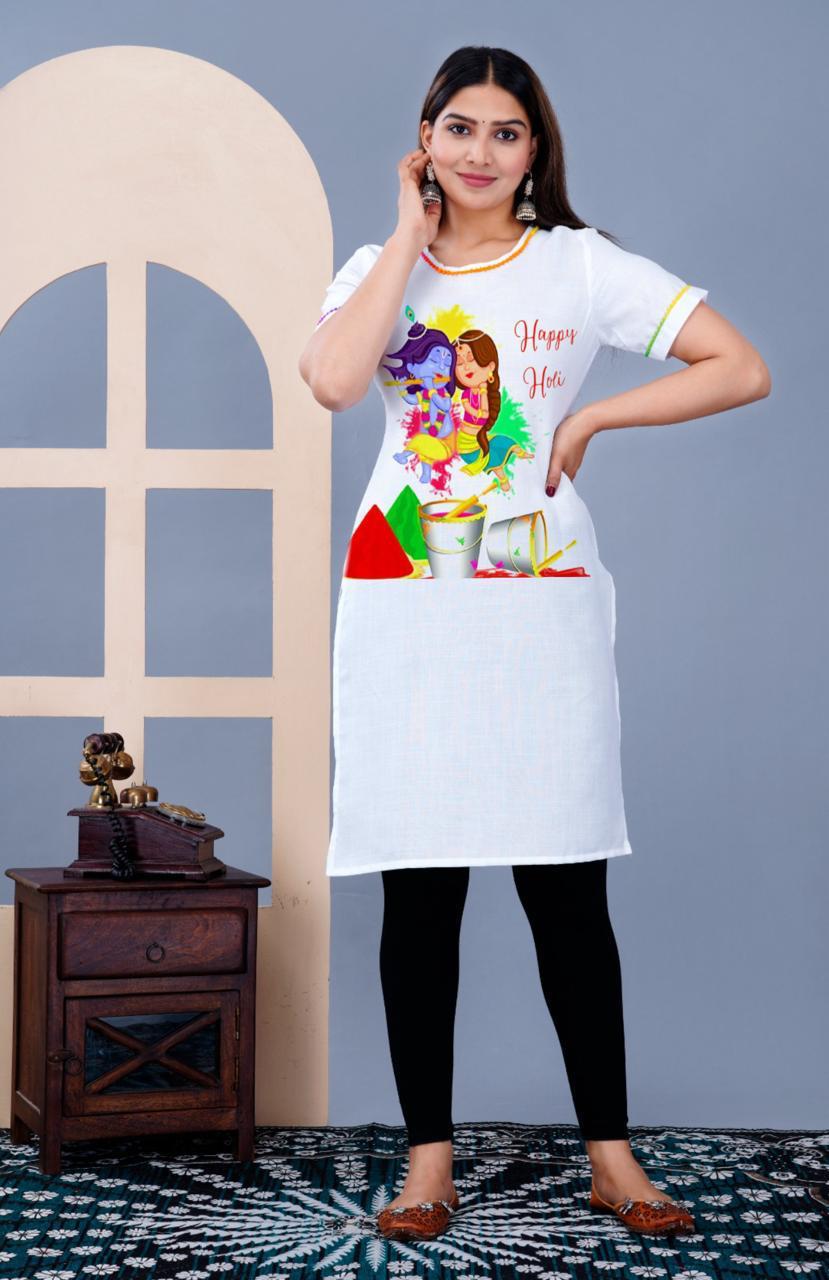 KlothCart Holi Special Kurti – Celebrate with Colorful & Festive Styles!