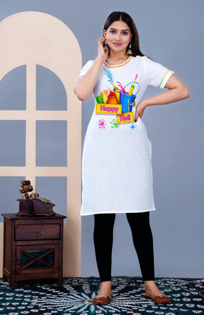 KlothCart Holi Special Kurti – Celebrate with Colorful & Festive Styles!