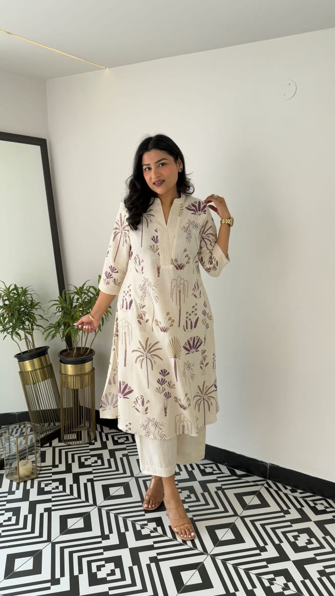 Kurta With Plazo Sets-Crafted