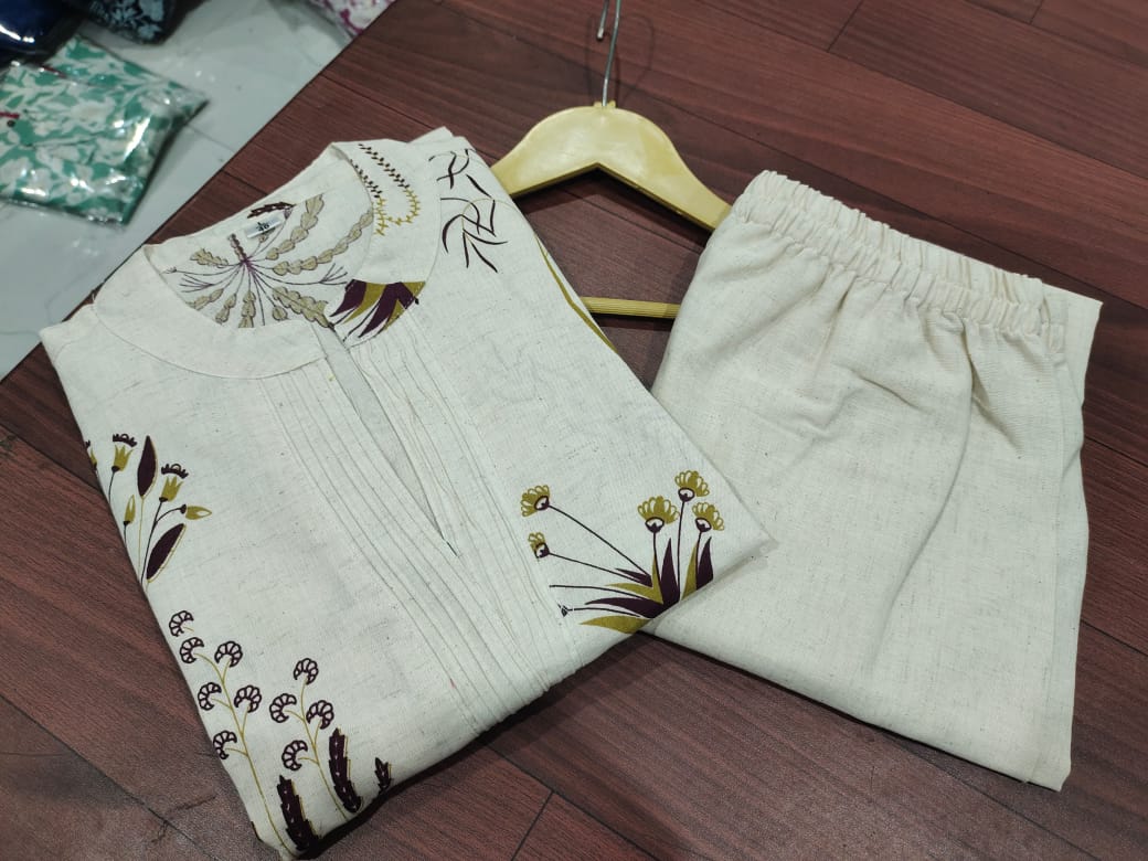 Kurta With Plazo Sets-Crafted